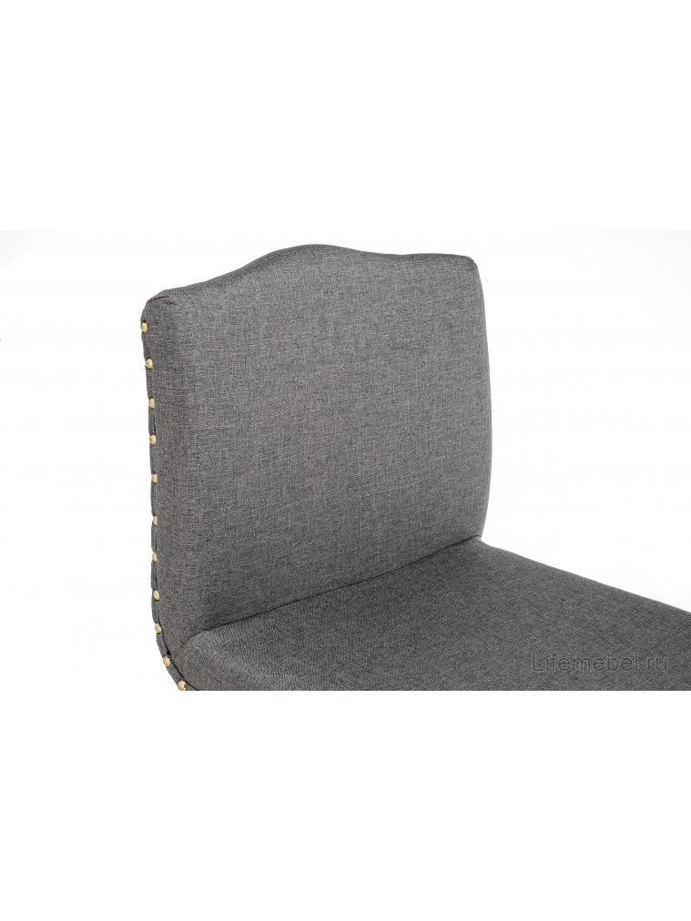 Барный стул Crown grey fabric