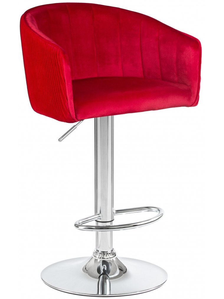 Барный стул 5025-LM Darcy малиновый / хром