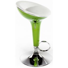 Барный стул Denis бело-зеленый