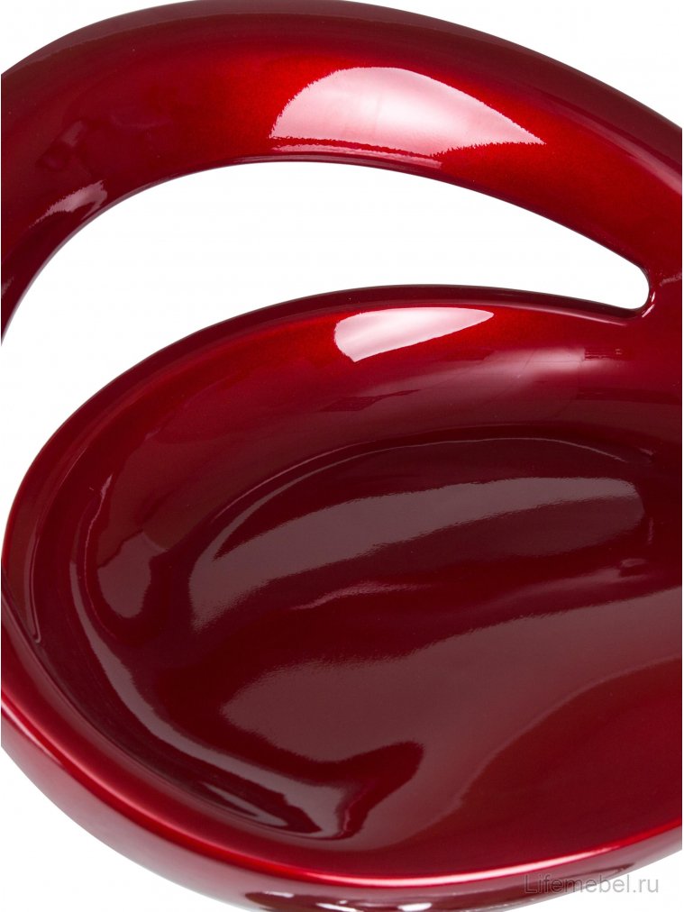 Барный стул 1010-LM Disco бордовый металлик / хром