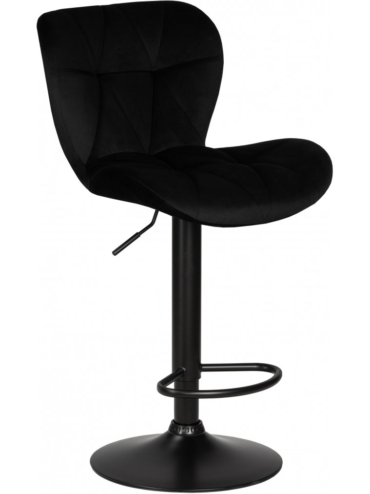 Барный стул Dobrin Barny Black черный велюр mj9-101