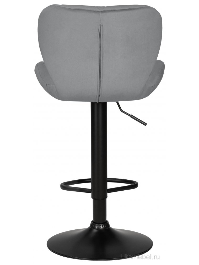 Барный стул Barny Black серый велюр MJ9-75