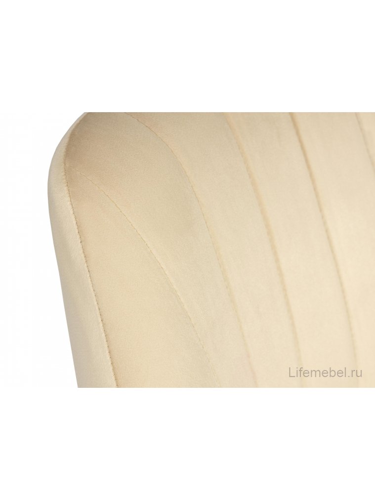 Барный стул Dobrin Charly gold бежевый велюр MJ9-10