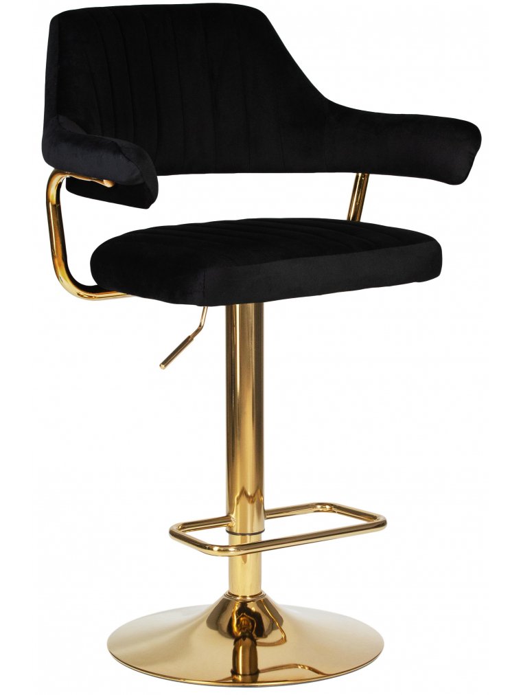 Барный стул Charly Gold черный