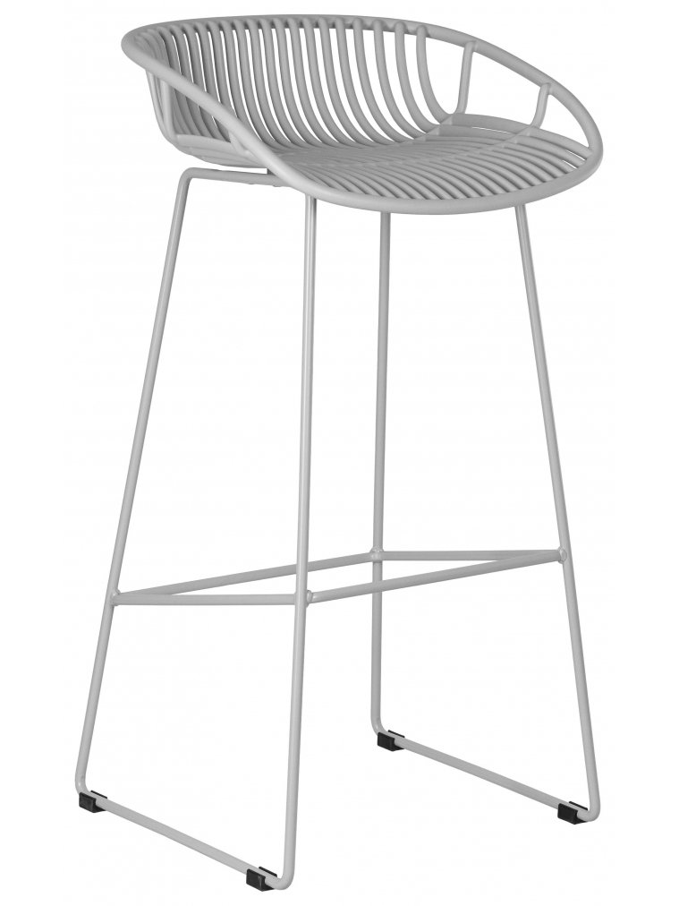 Барный стул Frank светло-серый