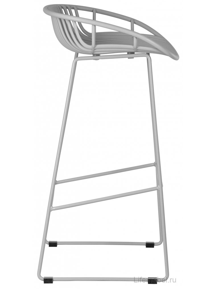 Барный стул Frank светло-серый