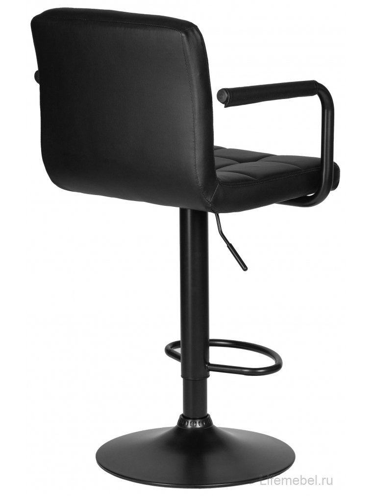 Барный стул Dobrin Kruger arm black черный