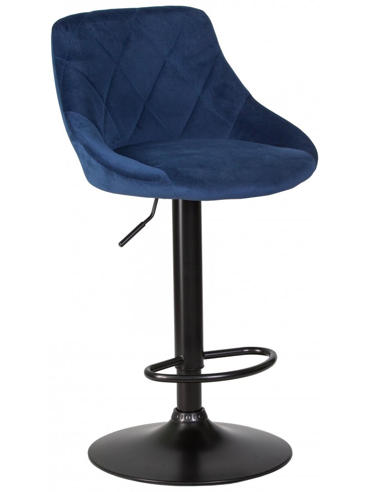 Барный стул Logan Black синий