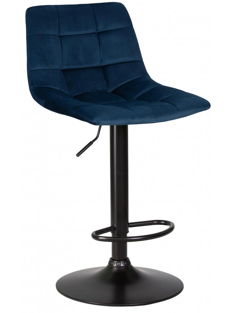 Барный стул Tailor Black синий велюр MJ9-117