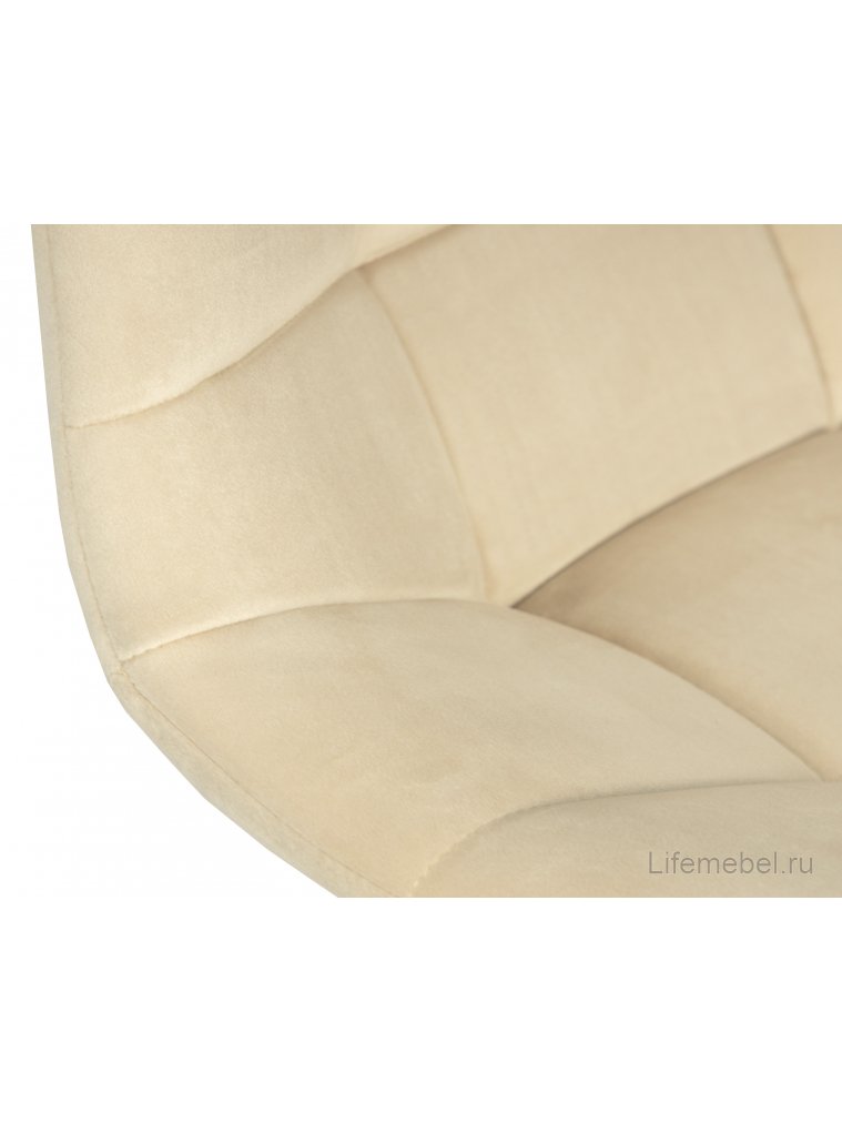 Барный стул Dobrin Tailor велюр бежевый MJ9-10 / white