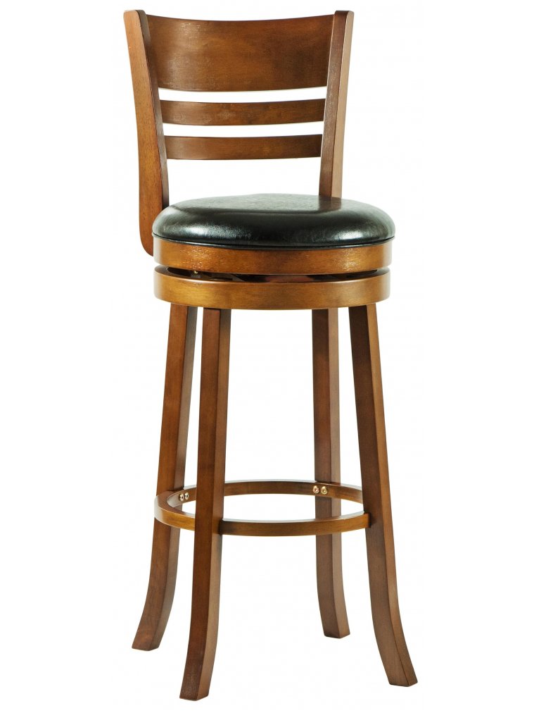 Барный стул William Bar шоколад чёрный