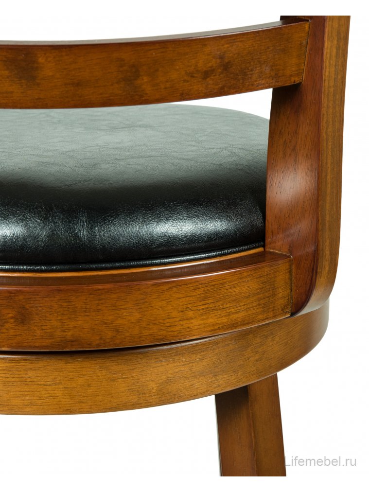 Барный стул William Bar шоколад чёрный