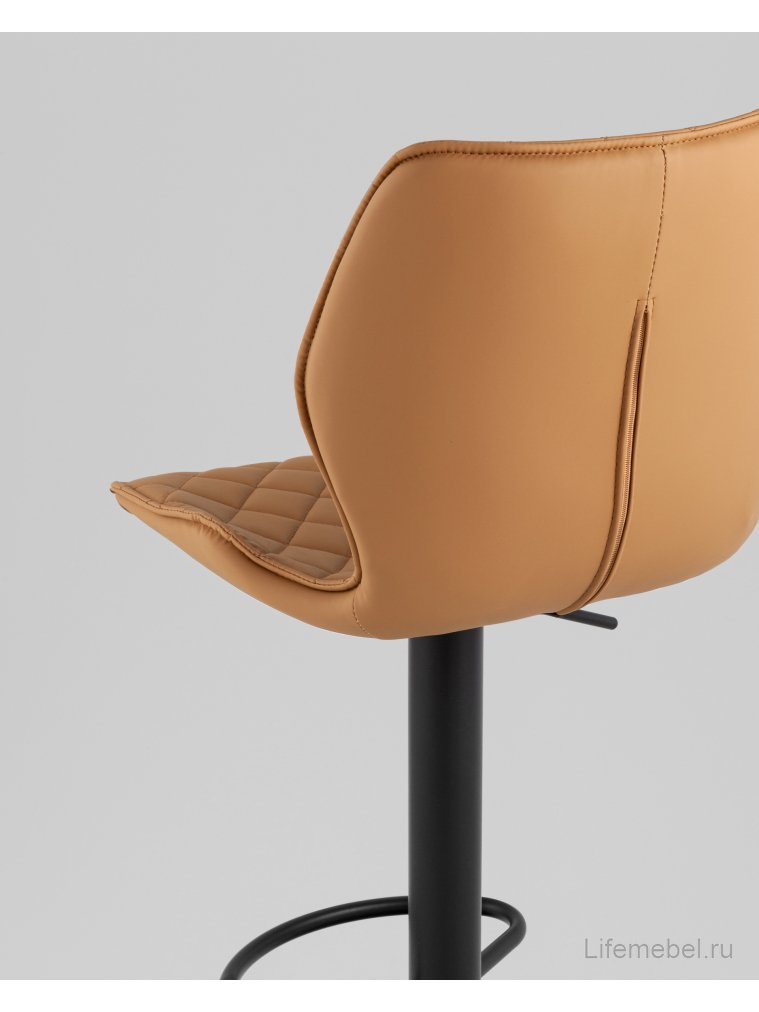 Барный стул Арма, экокожа, коричневый