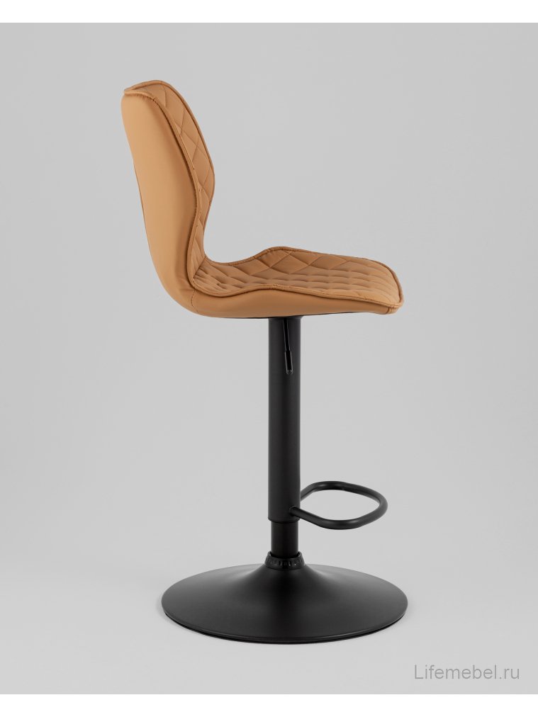 Барный стул Арма, экокожа, коричневый