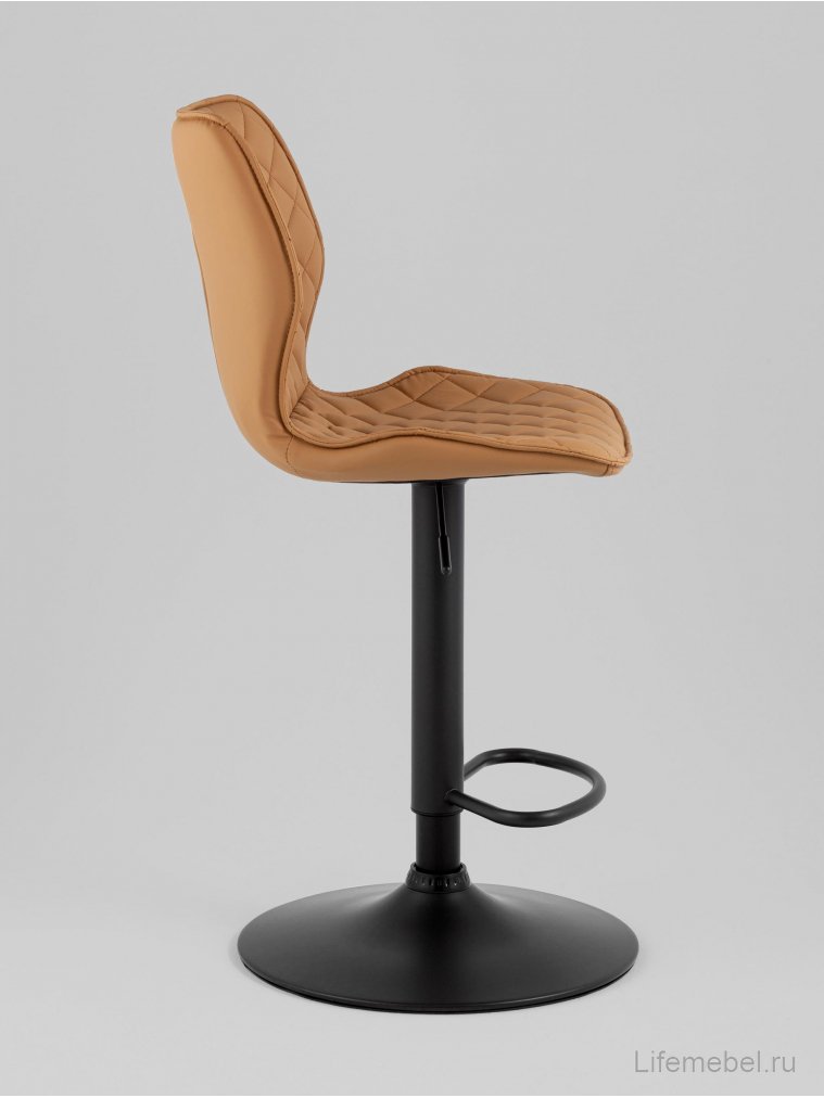 Барный стул Арма, экокожа, коричневый