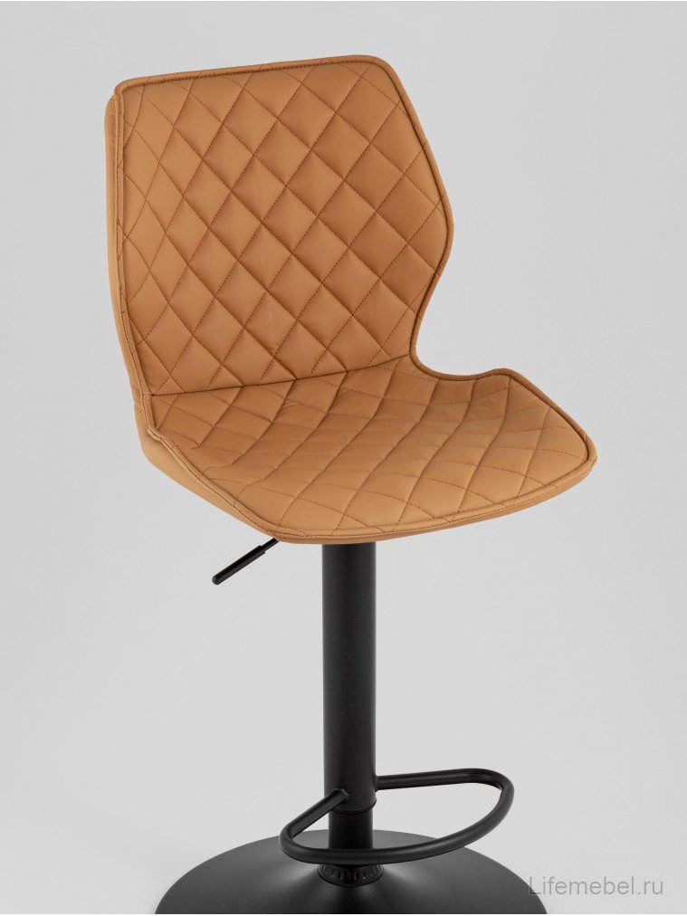 Барный стул Арма, экокожа, коричневый