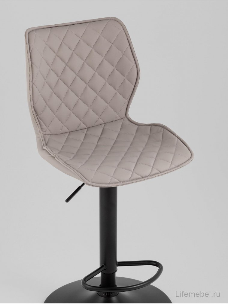 Барный стул Арма, экокожа, серый