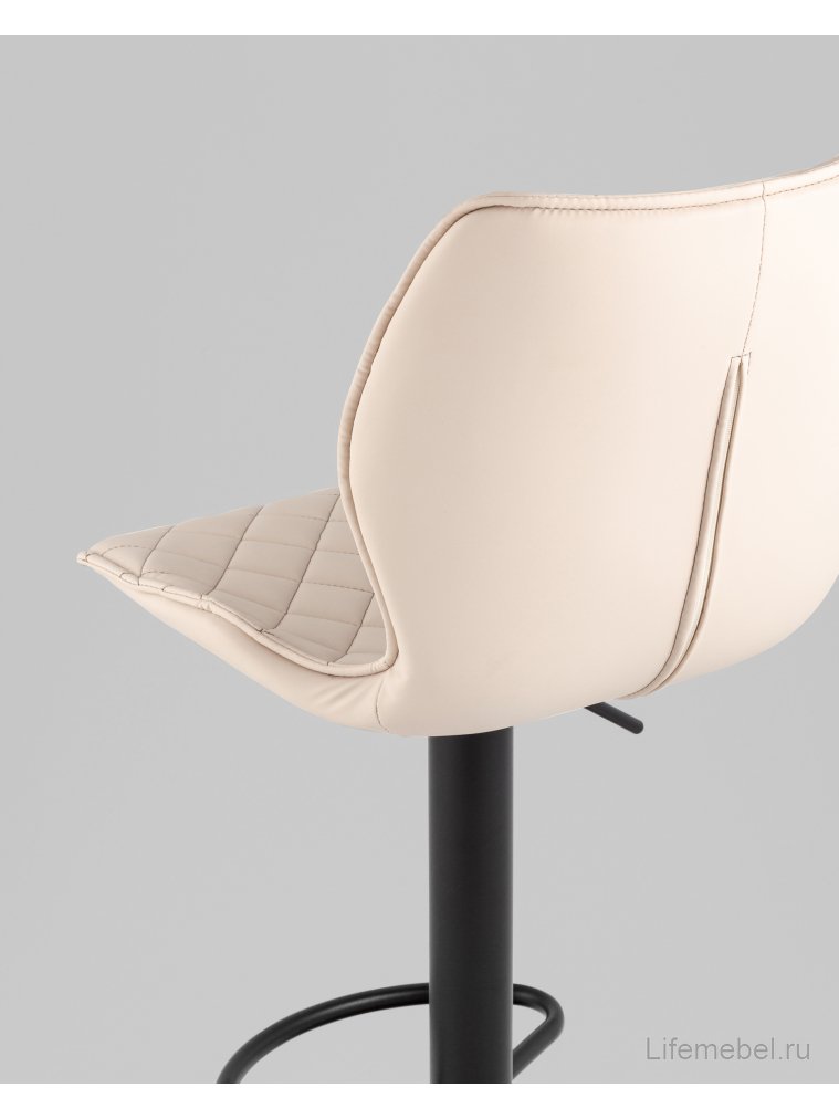 Барный стул Арма, экокожа, светло-серый