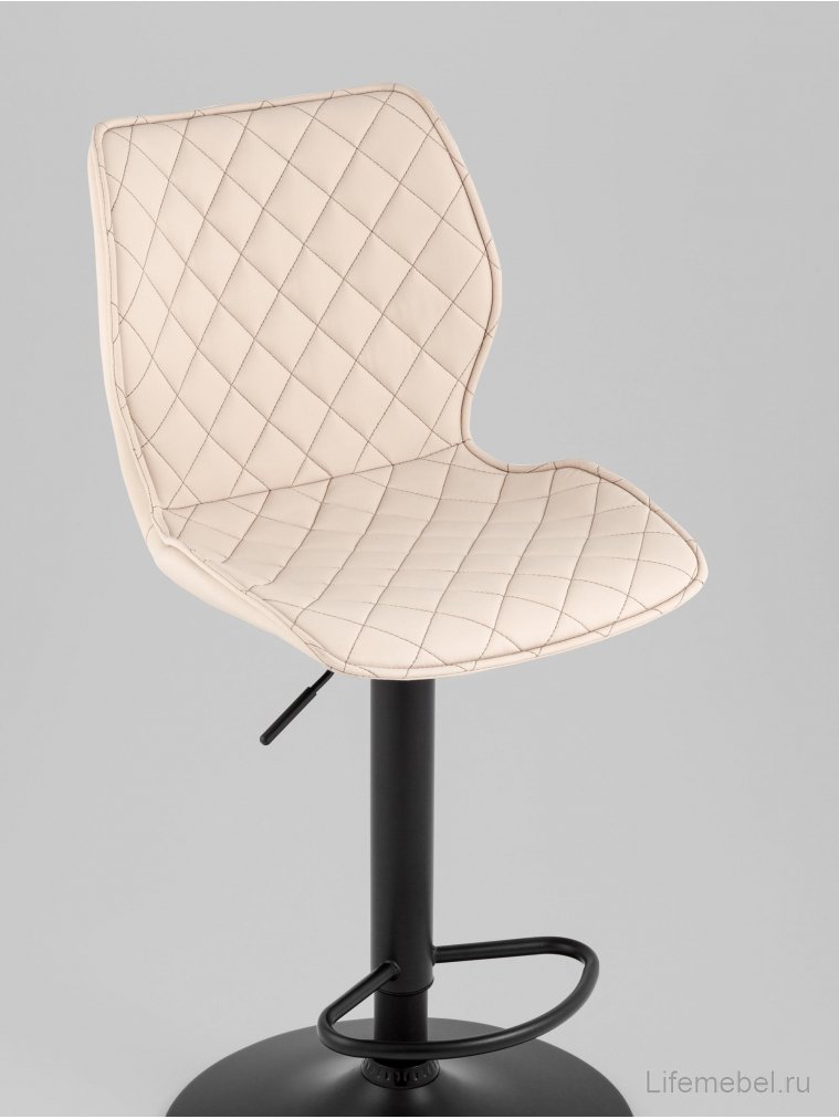 Барный стул Арма, экокожа, светло-серый