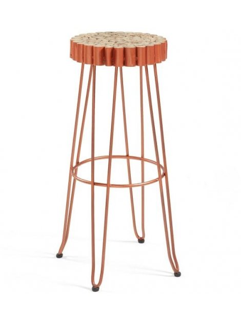 Барный стул Evento медный
