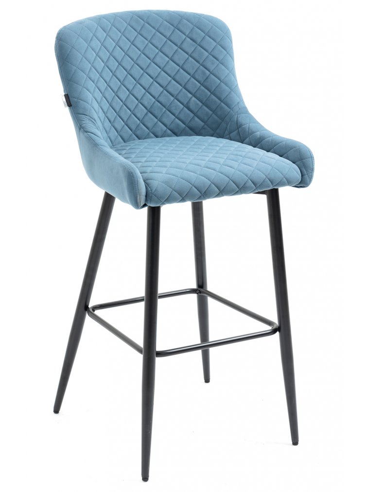 Барный стул Everprof Nico ткань голубой