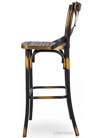 Барный стул N-34 retro yellow