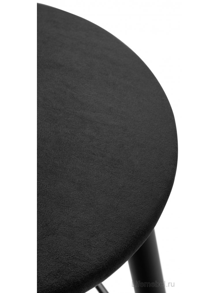 Полубарный стул Гангток катания блэк / черный матовый