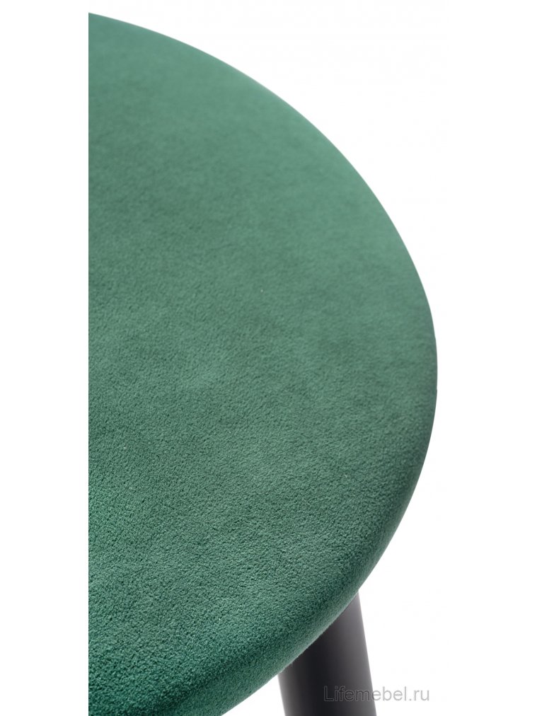 Полубарный стул Гангток катания изумруд / черный матовый