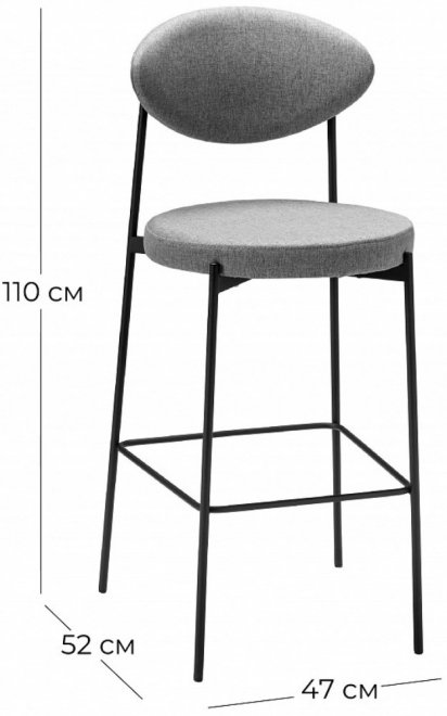 Барный стул Gawaii blue