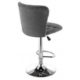 Барный стул Gerom fabric grey