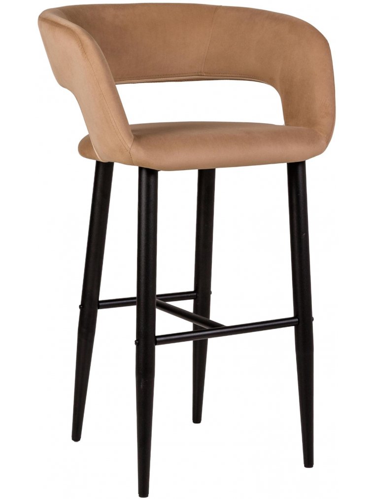 Барный стул Hugs бежевый / черный