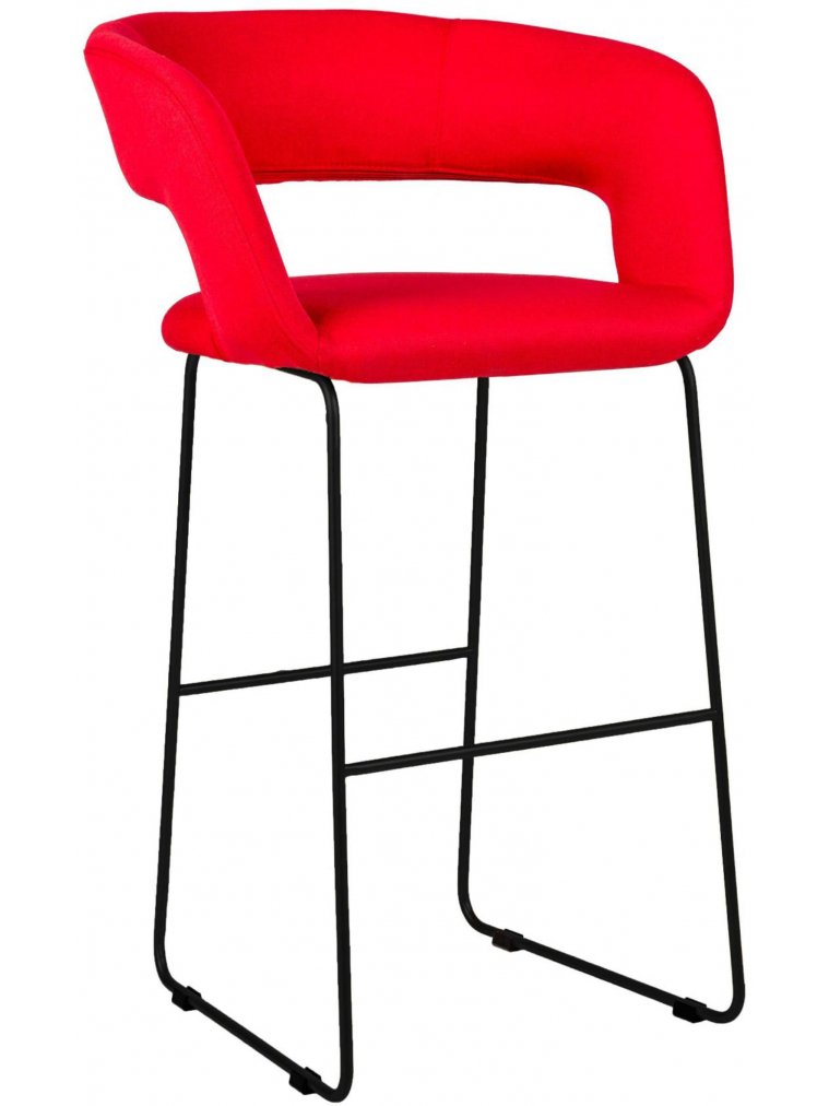 Барный стул Hugs красный / link