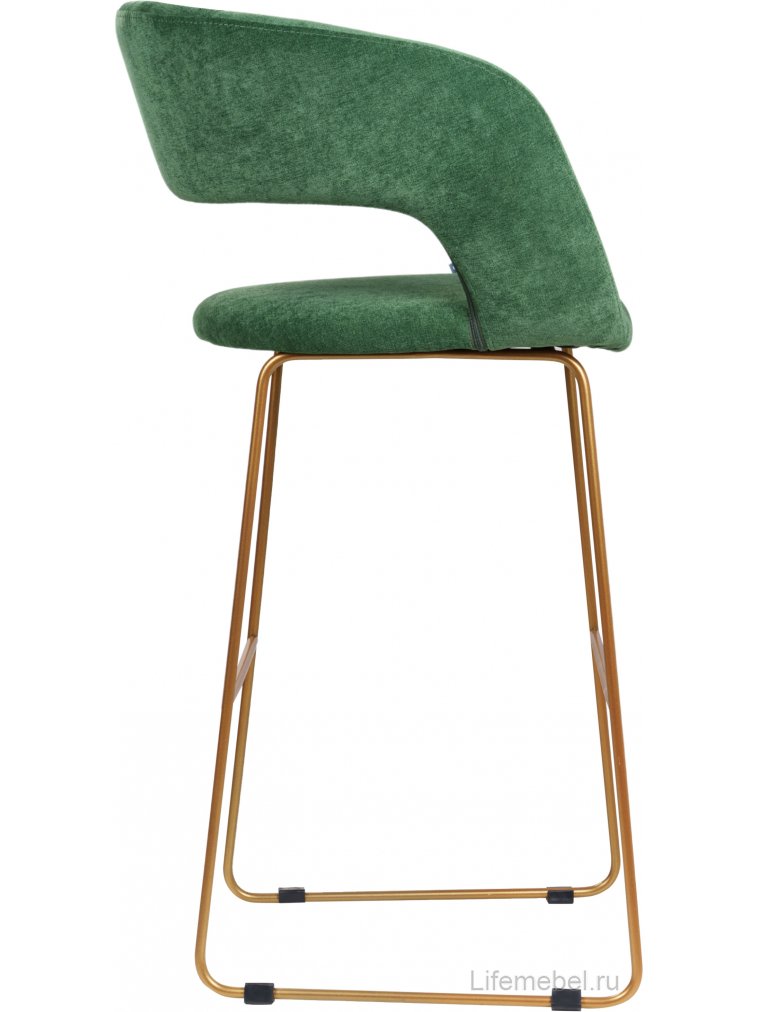 Барный стул Hugs зеленый / золото