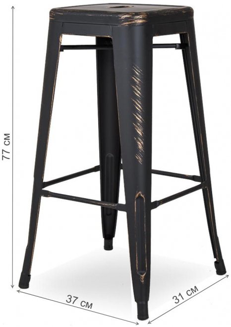 Барный стул N-36 antique black