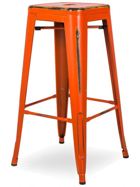 Барный стул N-36 retro orange