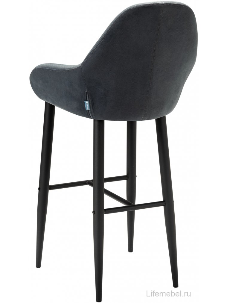 Барный стул Kent Diag grey / черный