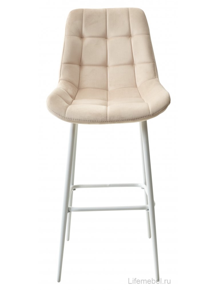Барный стул Хофман бежевый H-06 / белый