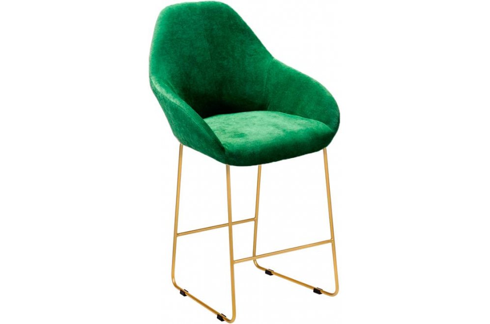 Барный стул Kent Линк грин / золото