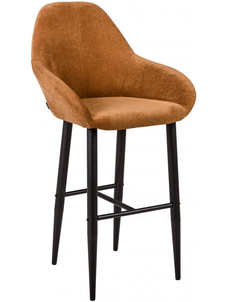 Барный стул Kent коричневый / черный