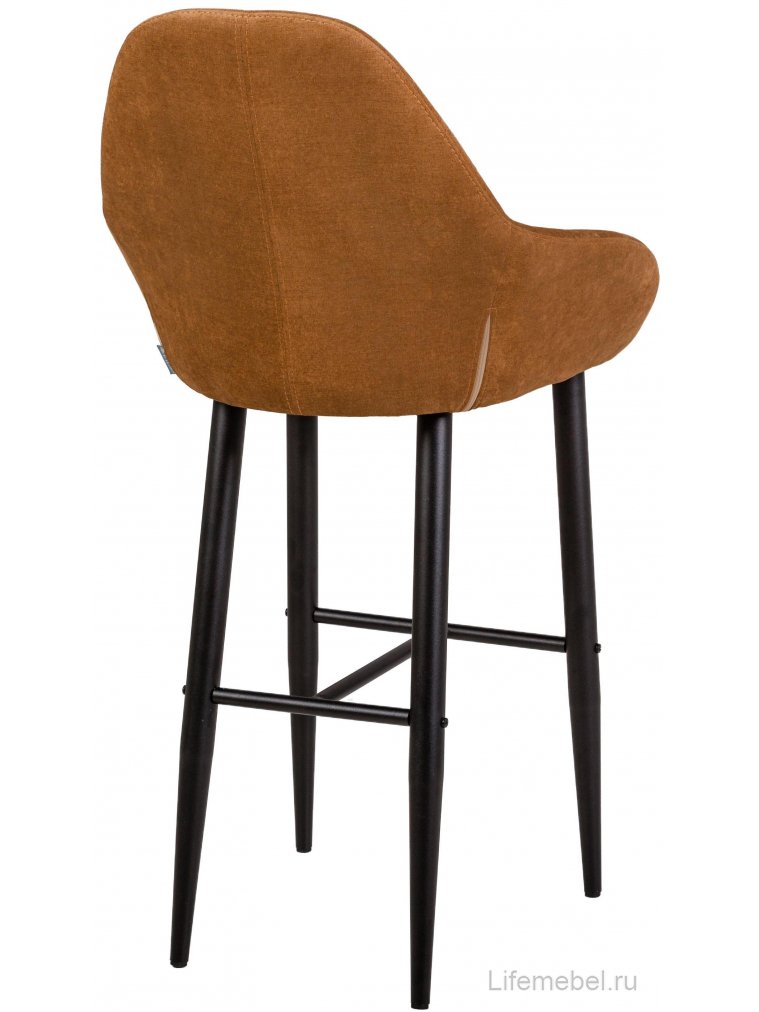 Барный стул Kent коричневый / черный