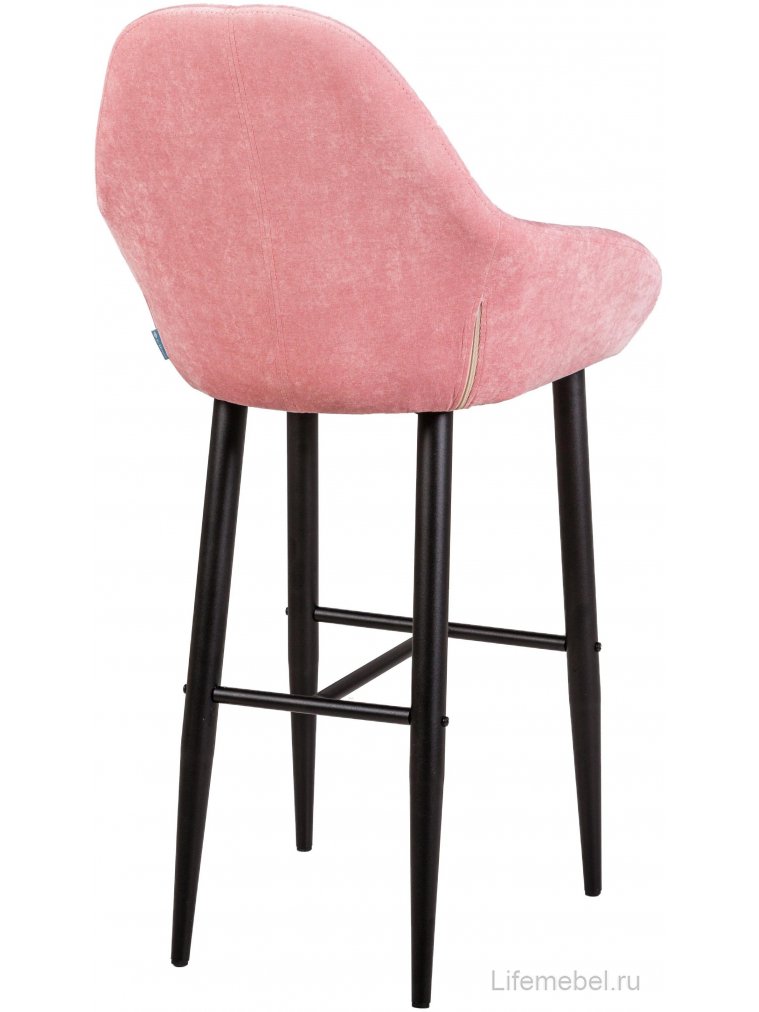 Барный стул Kent розовый / черный