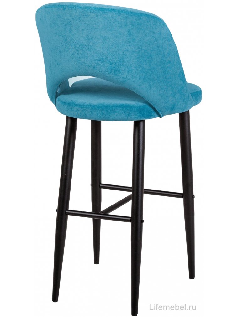 Барный стул Lars блю / чёрный