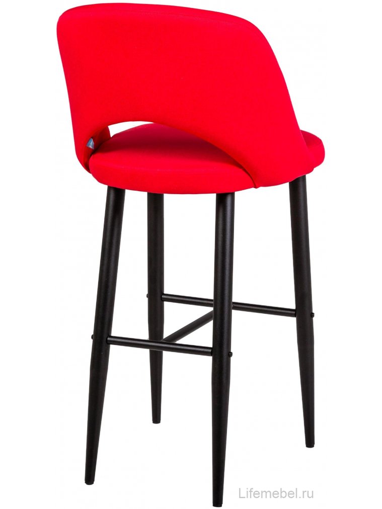Барный стул Lars красный / черный