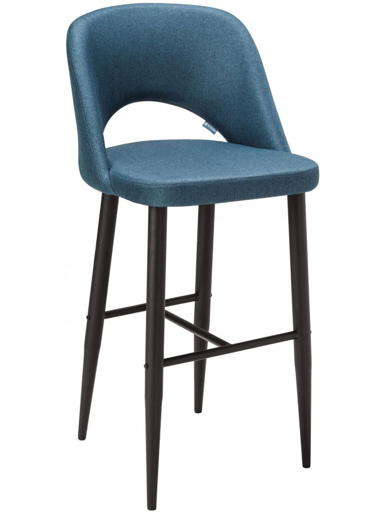 Барный стул Lars синий / черный