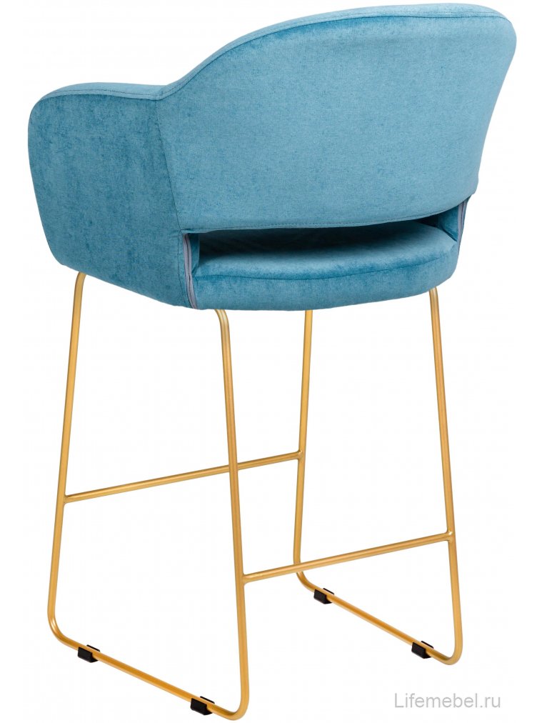 Барный стул Oscar Линк блю / золото