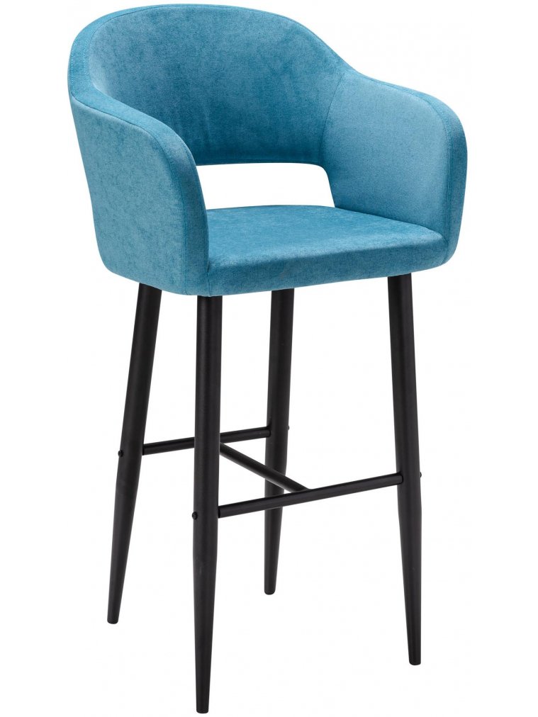 Барный стул Oscar Сканди блю / чёрный