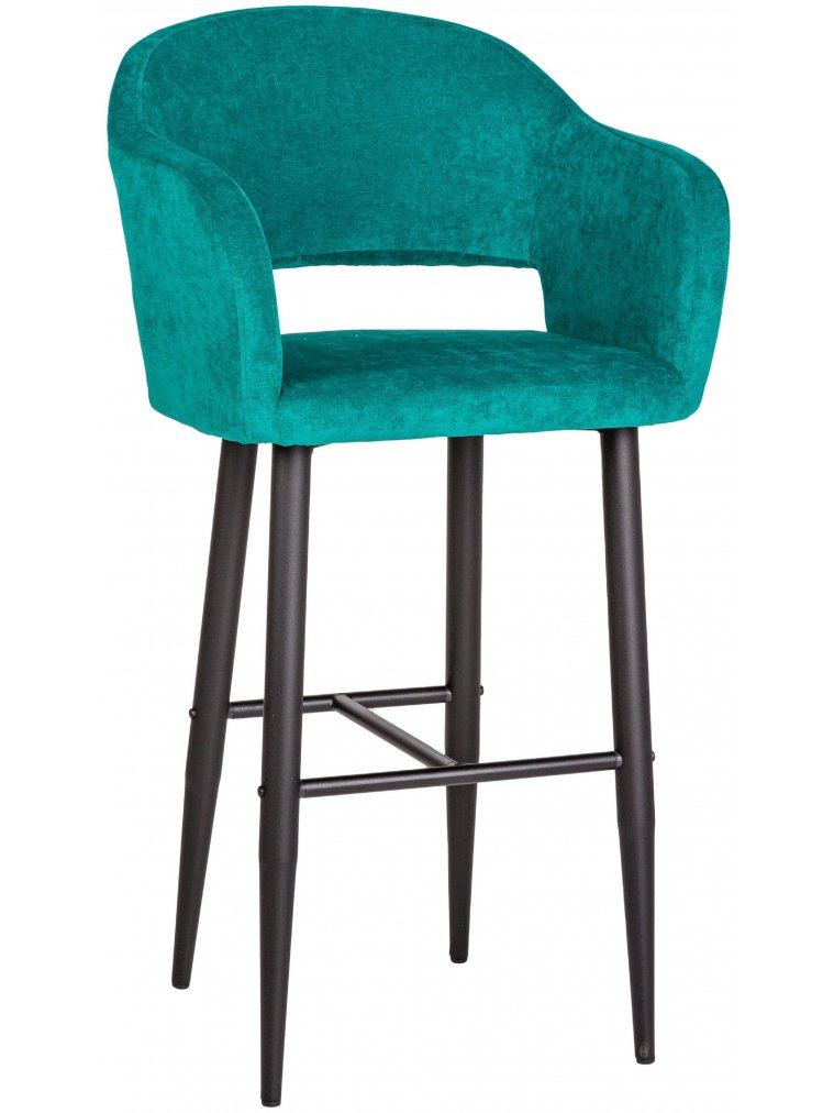 Барный стул Oscar Сканди изумрудный / черный
