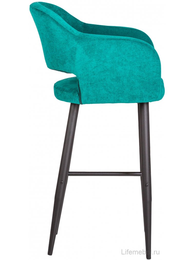 Барный стул Oscar Сканди изумрудный / черный