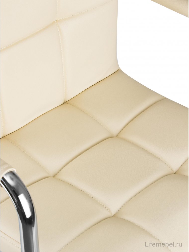 Барный стул 5011-LM Kruger Arm кремовый / хром