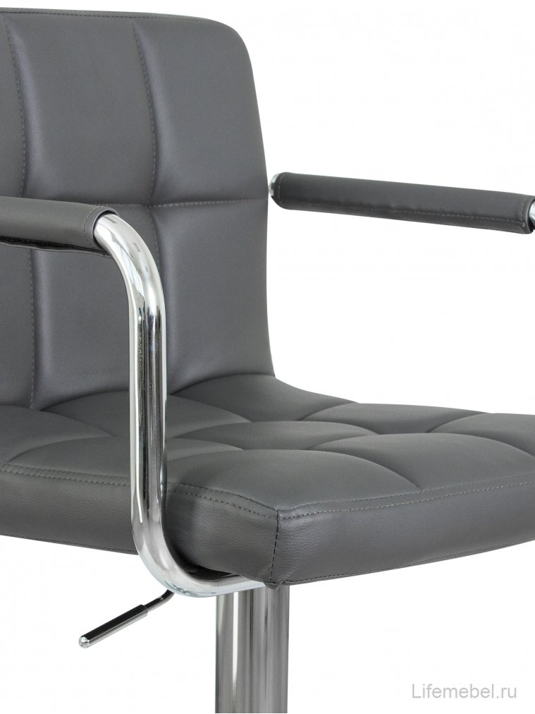 Барный стул 5011-LM Kruger Arm серый / хром